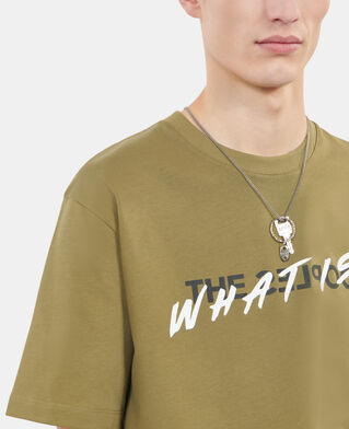 The Kooples MEN OLIVE khaki what is t-shirt