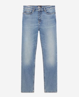 The Kooples HOMME BLUE DENIM jean bleu clair droit
