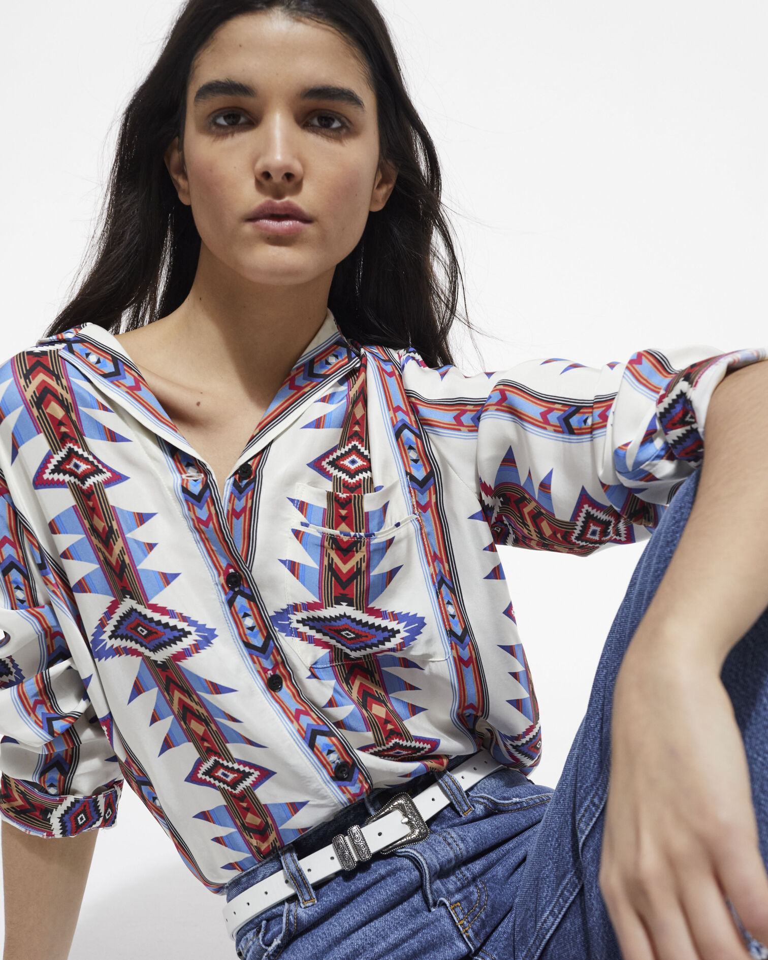 Chemise imprimée, MULTICOLOR, hi-res image number null
