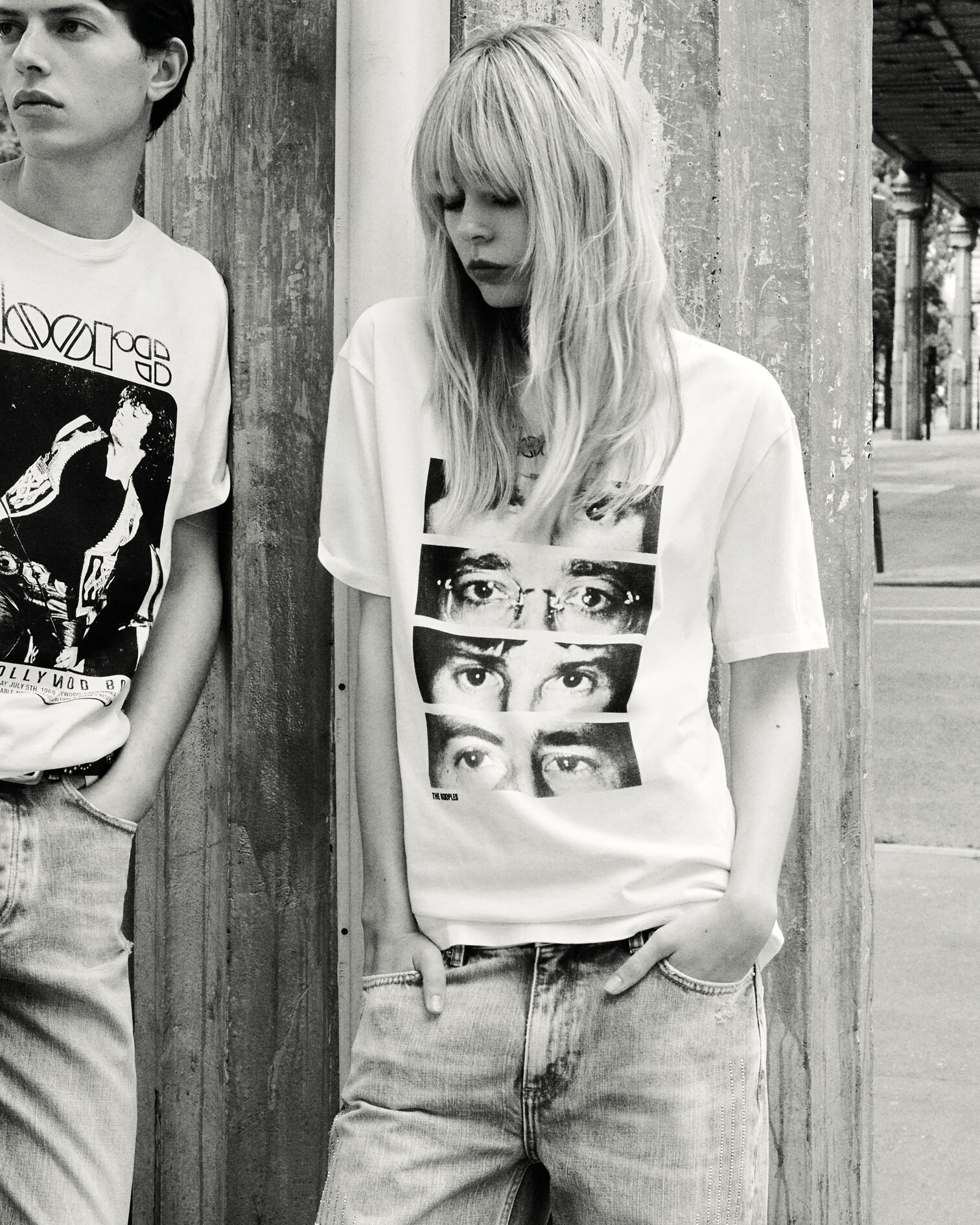 The Doors X The Kooples ecru t-shirt, ECRU, hi-res image number null
