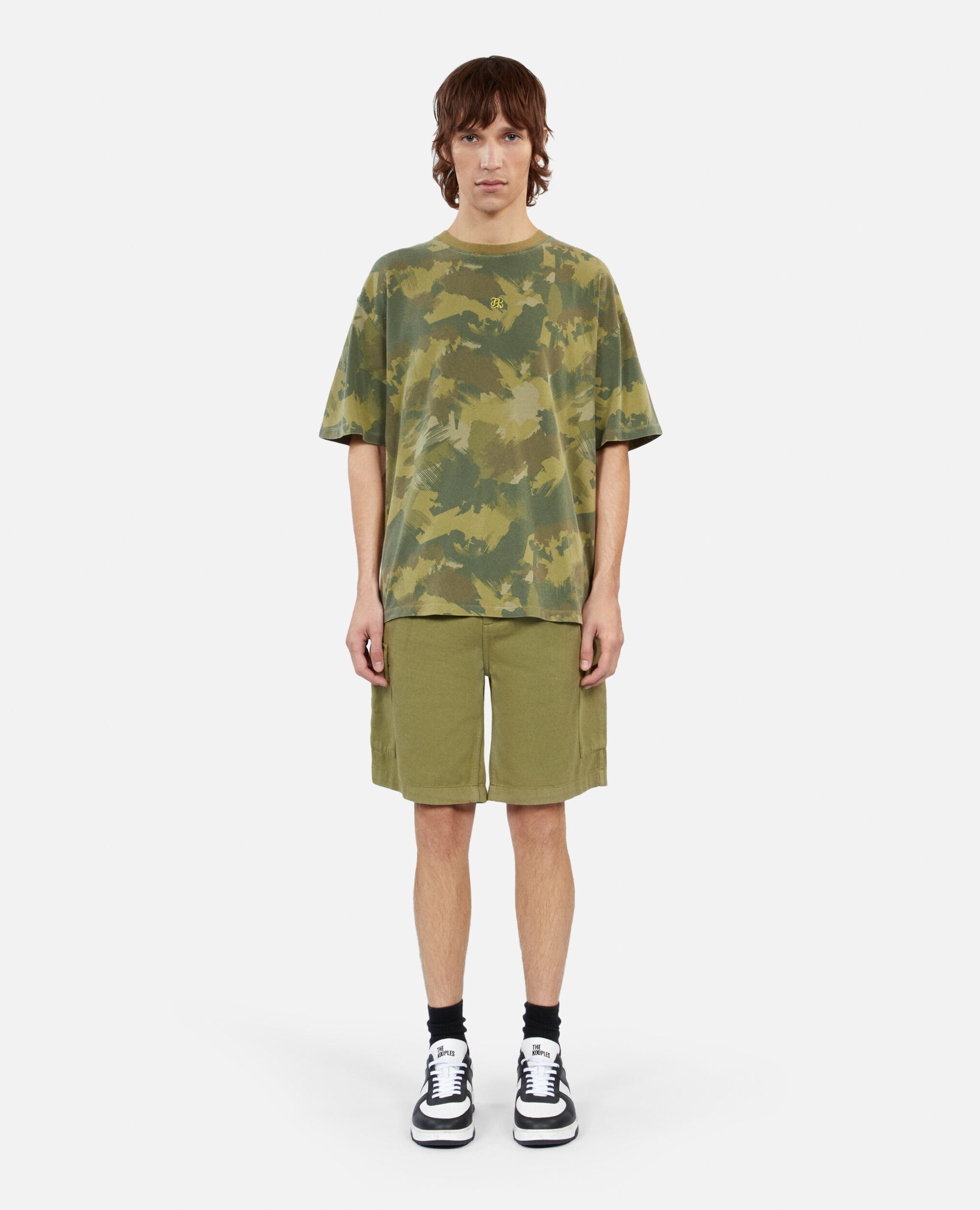 T-Shirt mit Print, CAMOUFLAGE, hi-res image number null