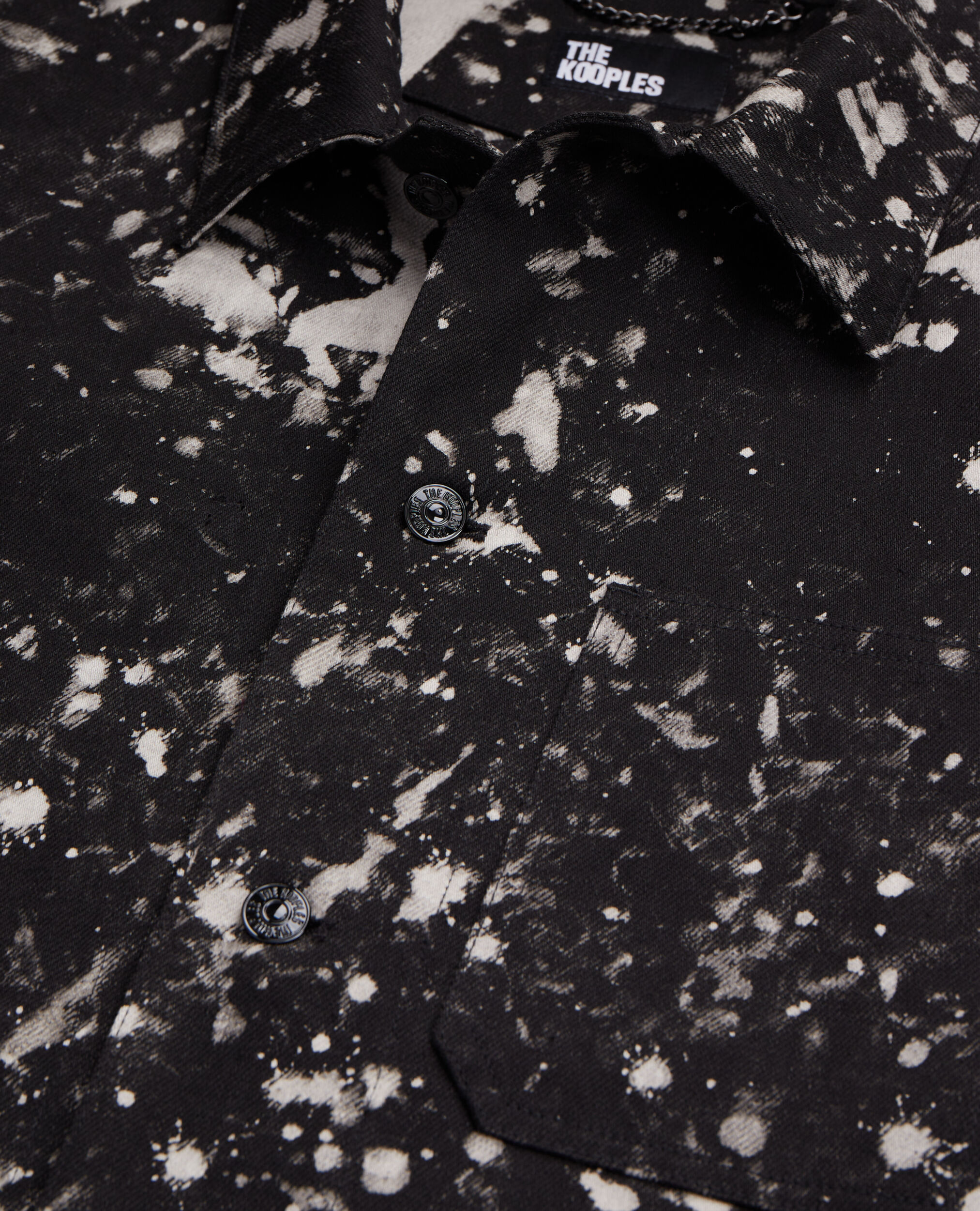 The kooples black denim jacket new arrivals