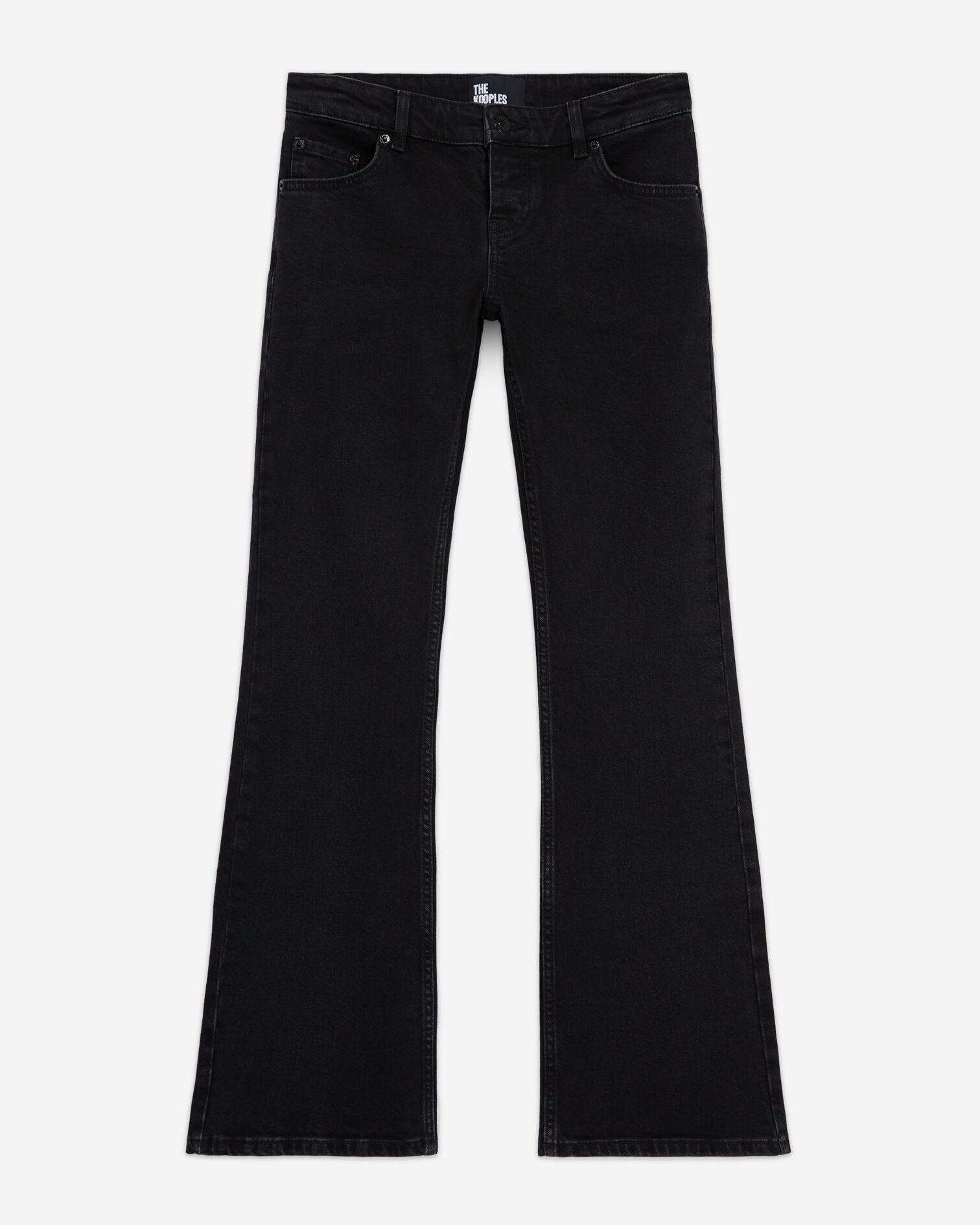 Jean bootcut noir, BLACK WASHED, hi-res image number null