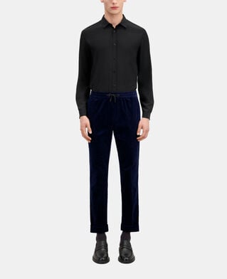 The Kooples MEN NAVY navy blue corduroy trousers