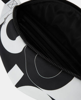 The Kooples MIXTA BLACK / WHITE riñonera logotipo the kooples