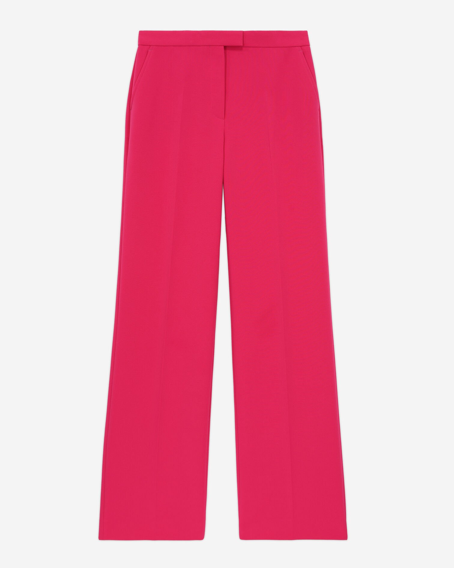 Pantalon tailleur rose en crêpe, PINK, hi-res image number null