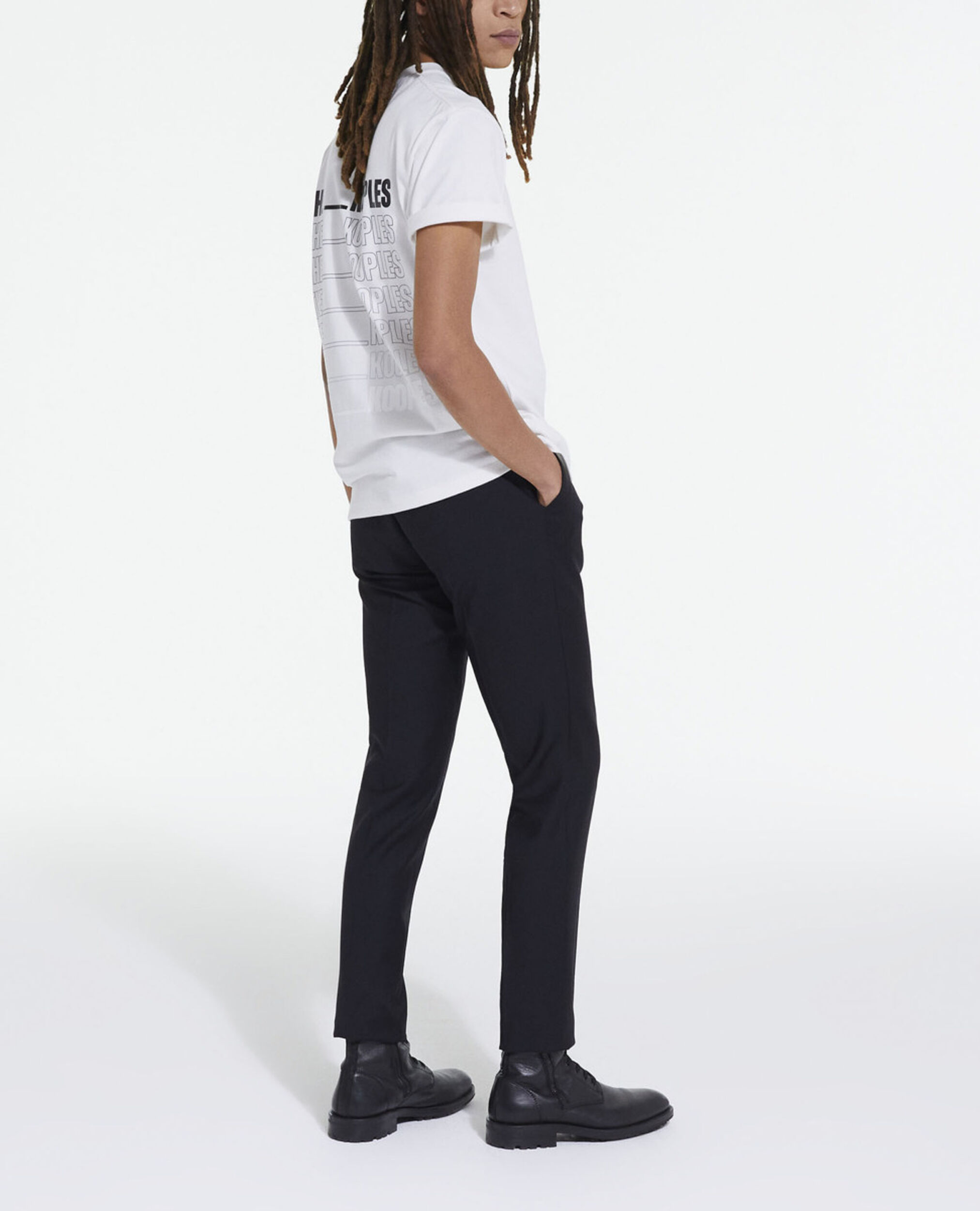 The Kooples white logo T-shirt, SNOW WHITE, hi-res image number null