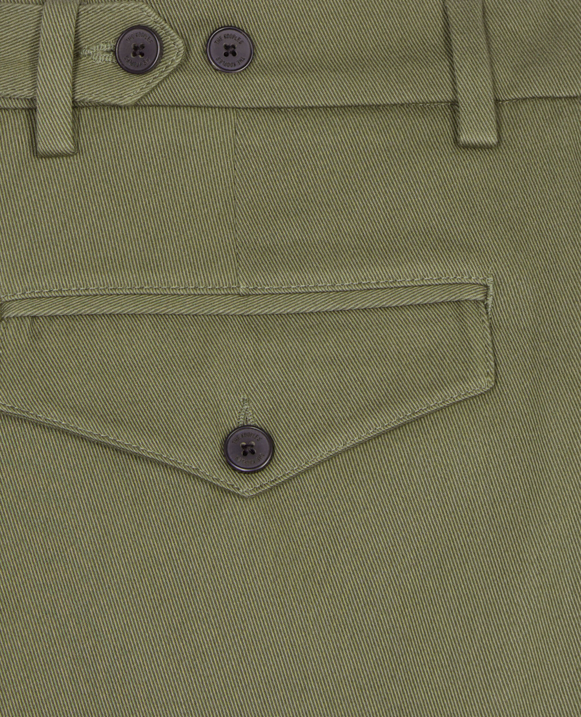 Khaki cotton trousers, OLIVE NIGHT, hi-res image number null