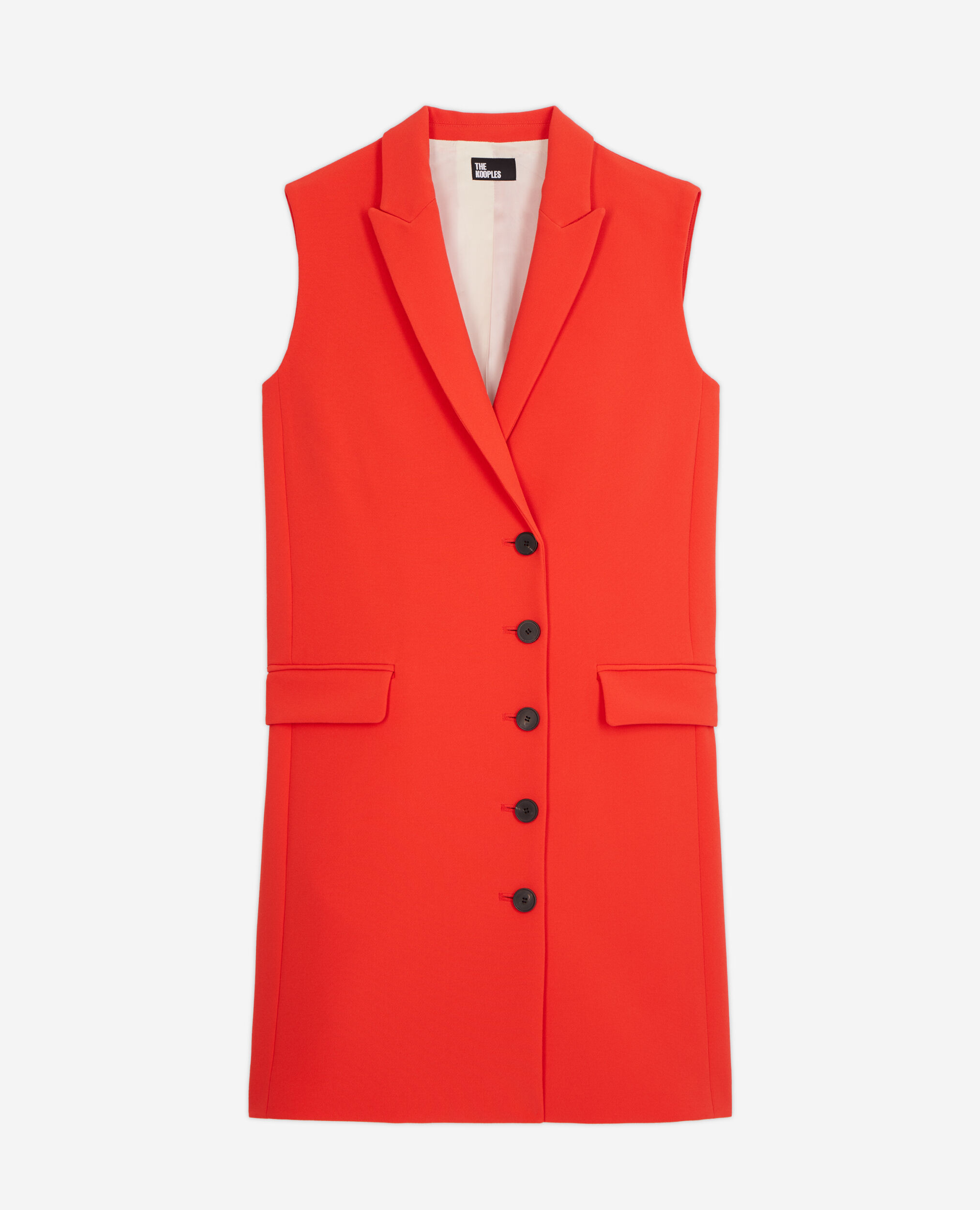 Short orange tailored dress, ORANGE, hi-res image number null
