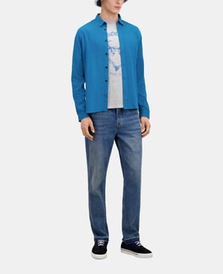 The Kooples HOMME MEDIUM BLUE chemise bleue