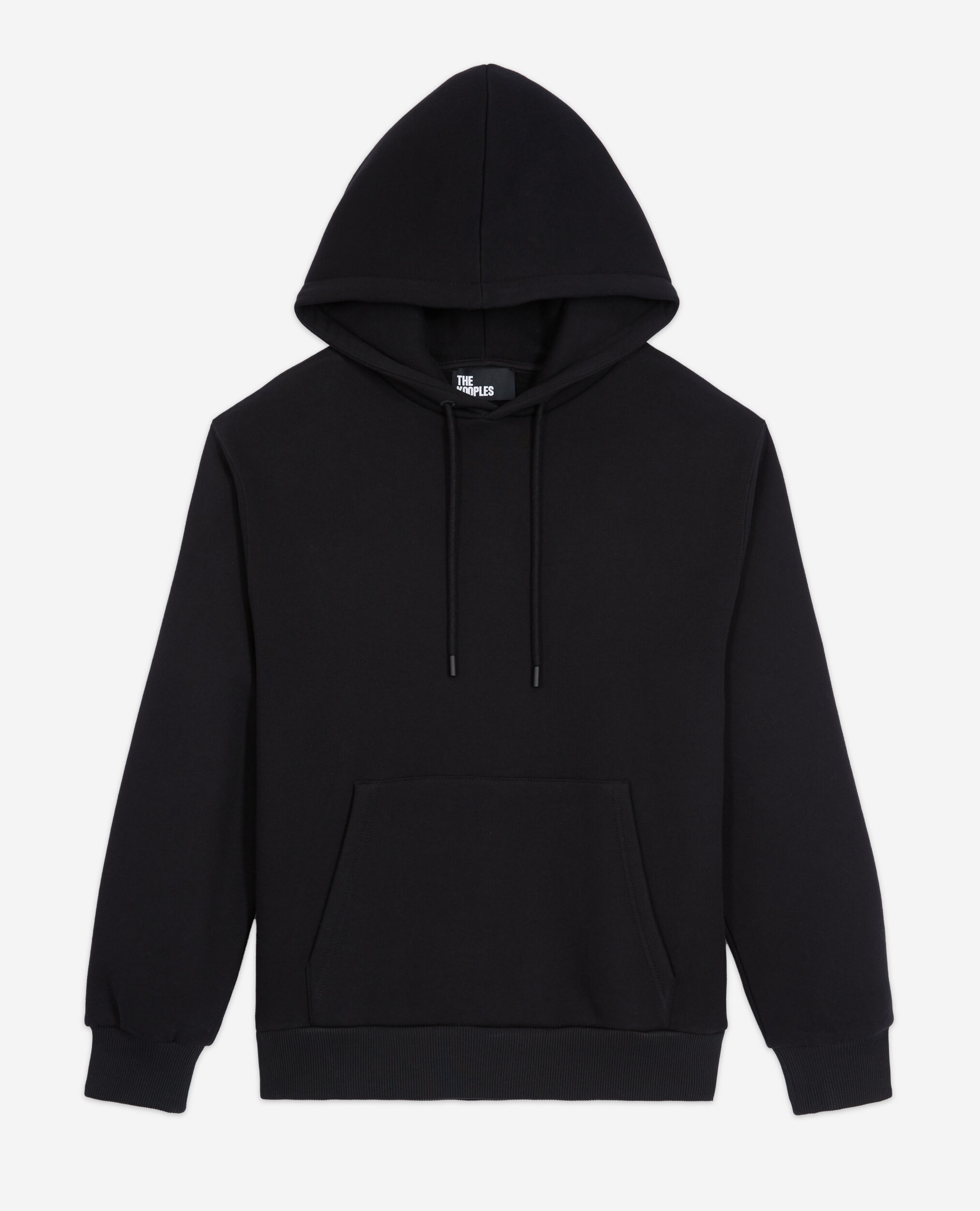 Sweatshirt à logo noir, BLACK, hi-res image number null