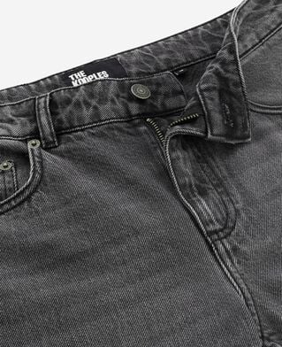 The Kooples FEMME BLACK jean large noir d&eacute;lav&eacute;