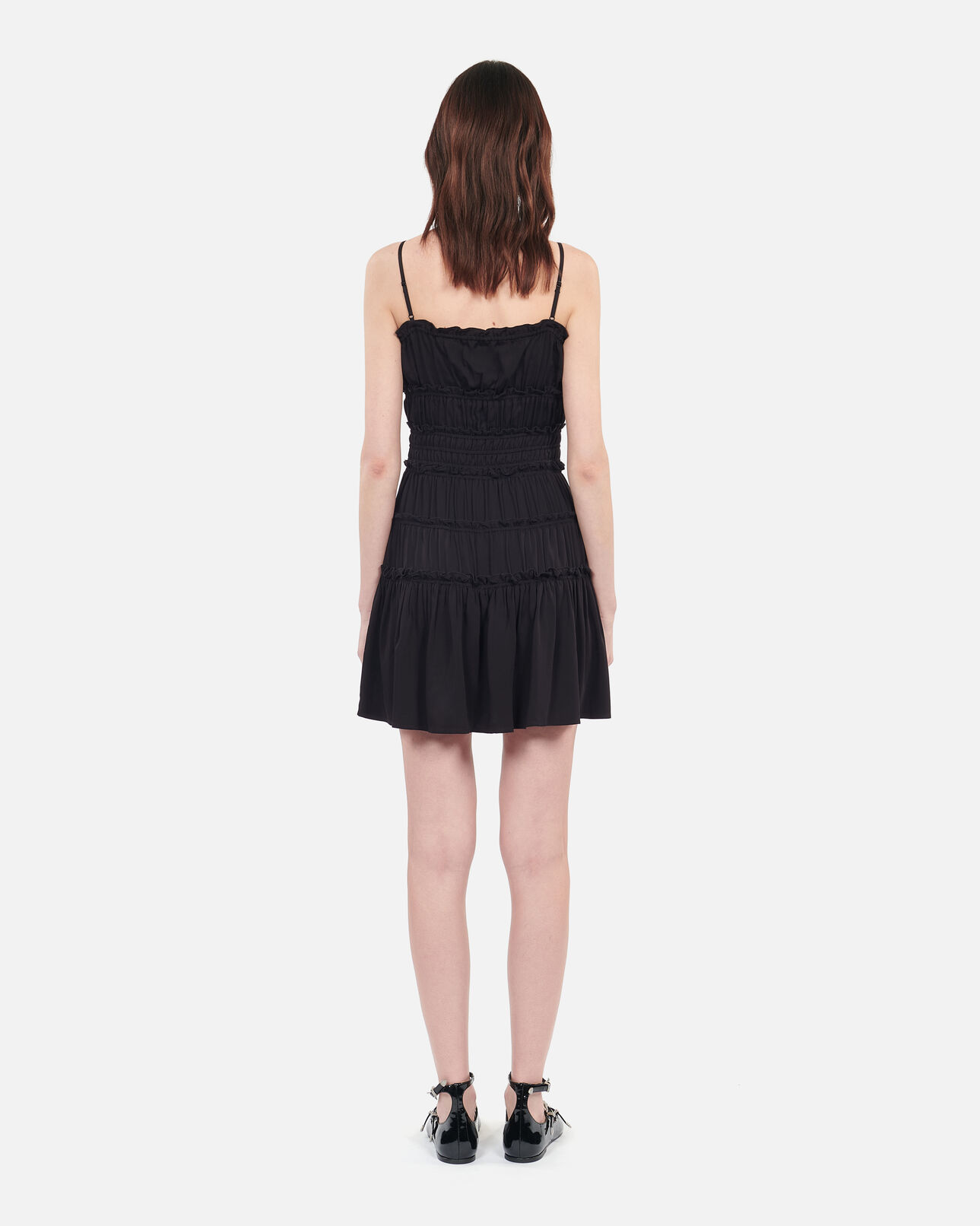 The Kooples WOMEN BLACK short black dress with bows
