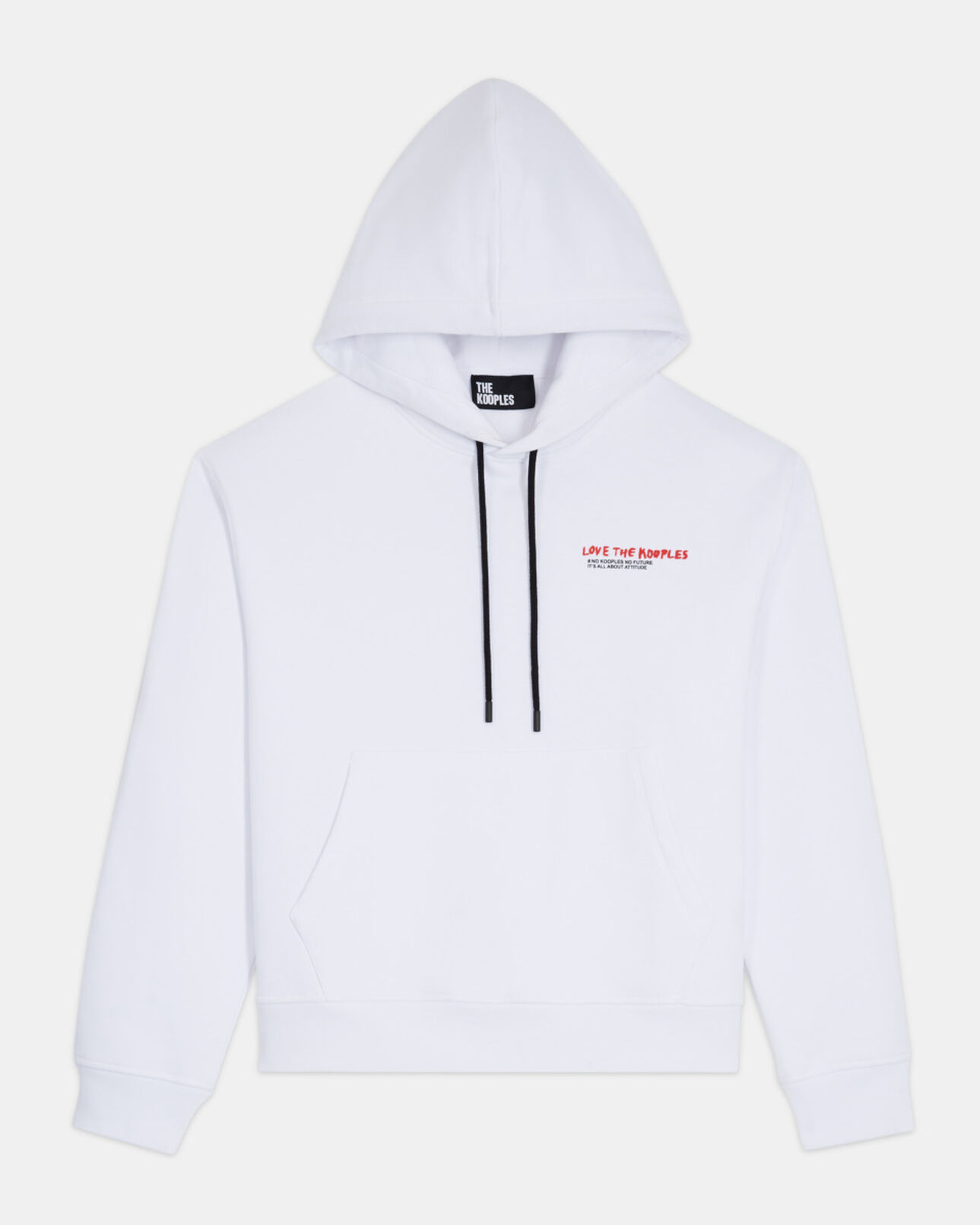 The Kooples WOMEN WHITE i love kooples white sweatshirt