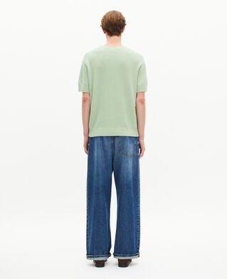 The Kooples MEN ALMOND GREEN almond green short-sleeved sweater