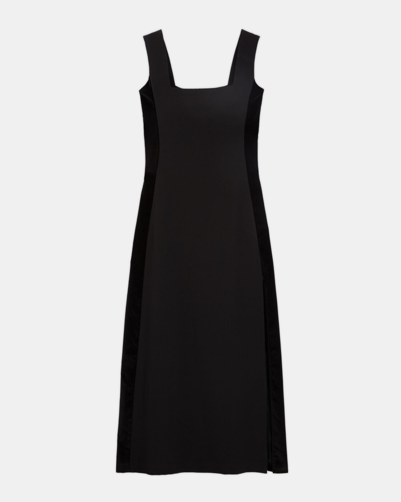 The Kooples FEMME BLACK robe longue noire
