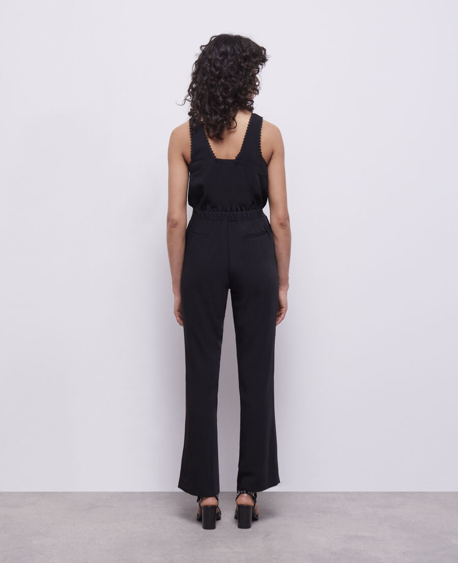 black jumpsuit