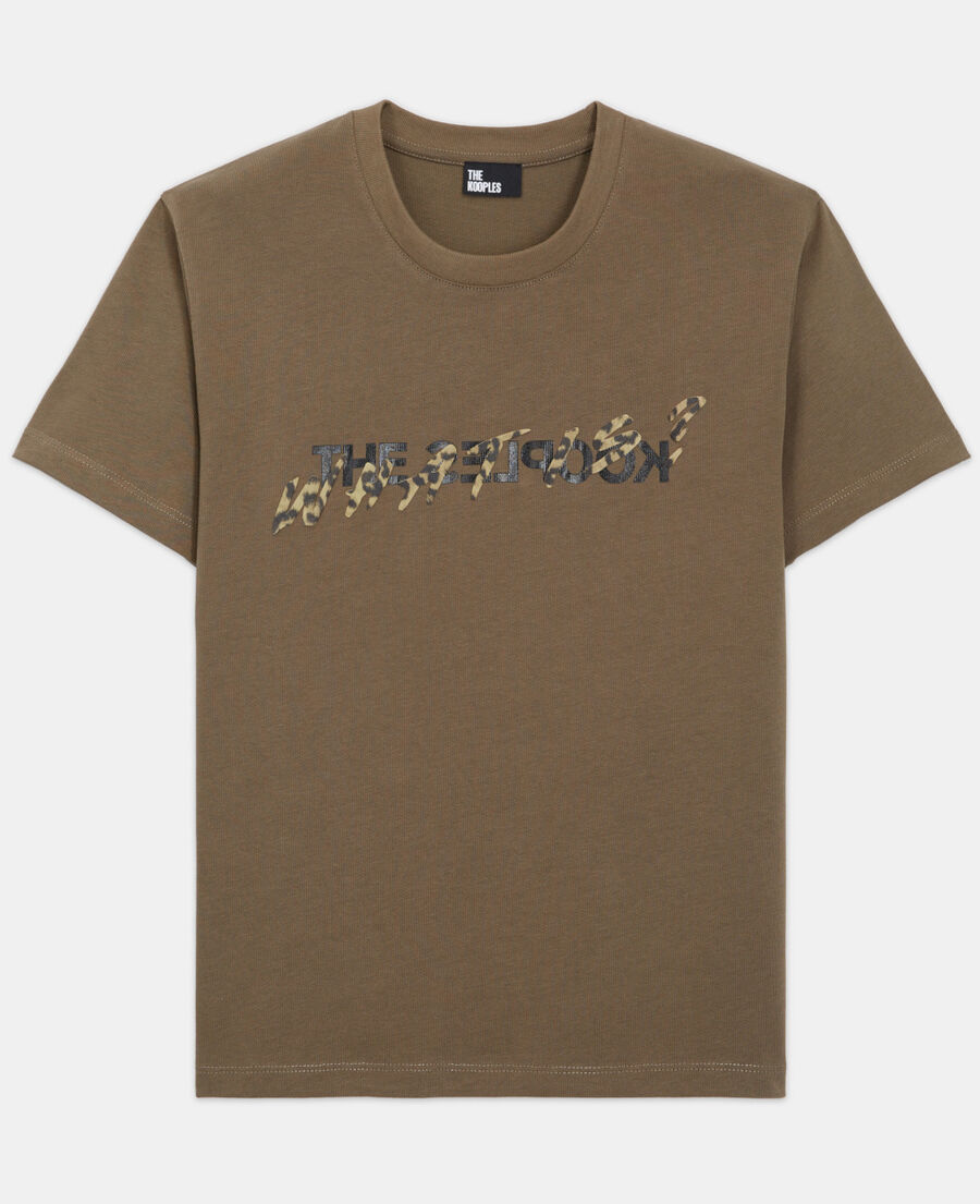 t-shirt femme what is kaki et léopard