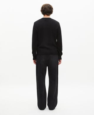 The Kooples HOMME BLACK-ECRU pull tête de mort noir