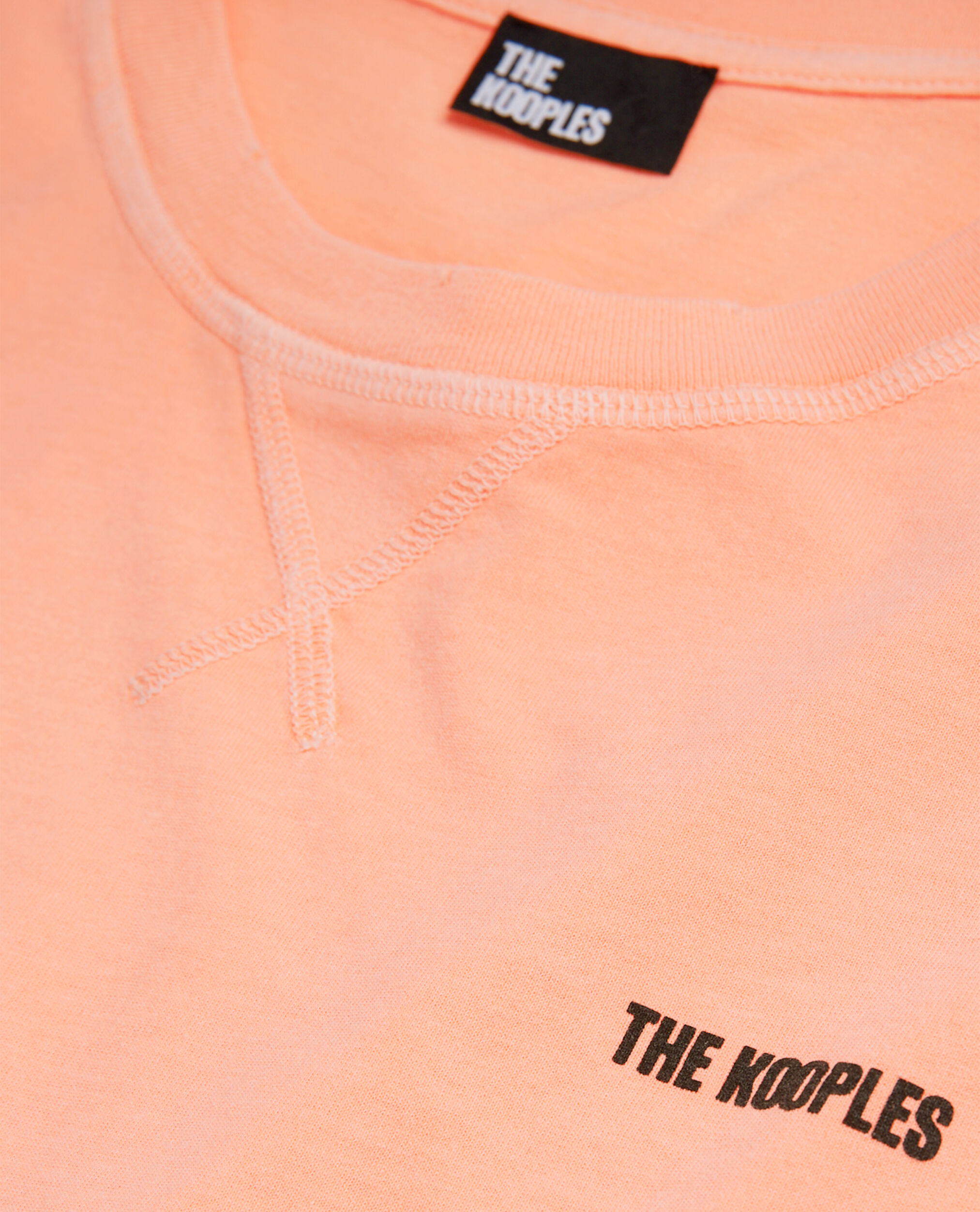 Fluorescent orange T-shirt with logo, ORANGE FLUO, hi-res image number null