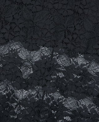 The Kooples WOMEN BLACK long black lace skirt