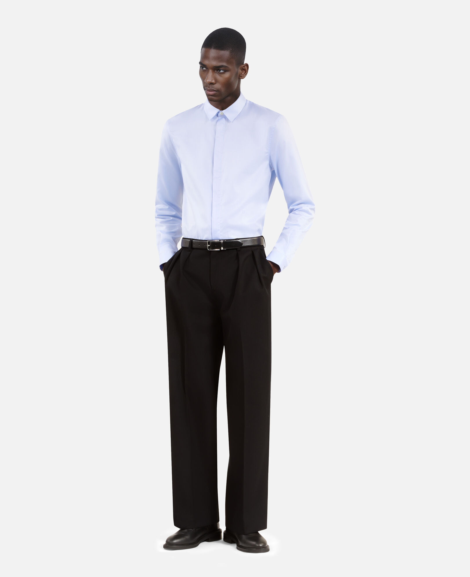 The Kooples MEN SKY formal sky blue shirt