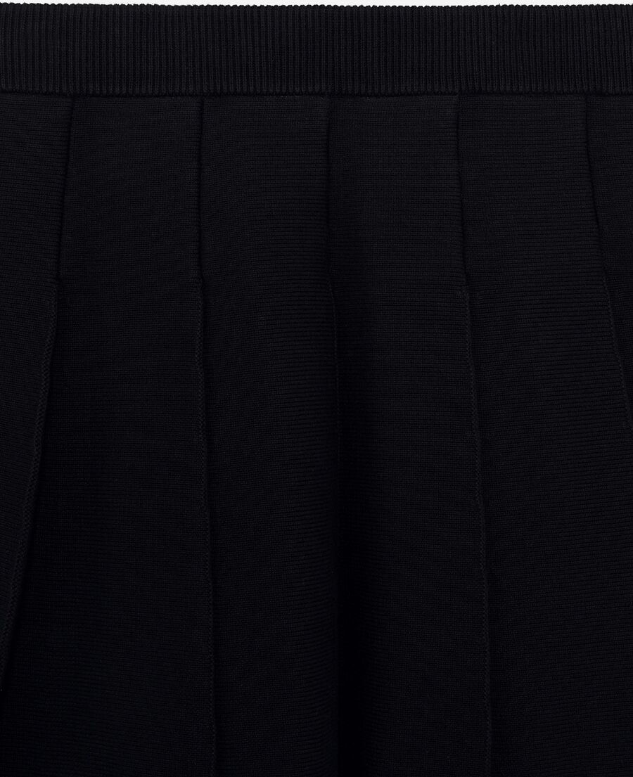 The Kooples FEMME NAVY jupe courte en maille noire