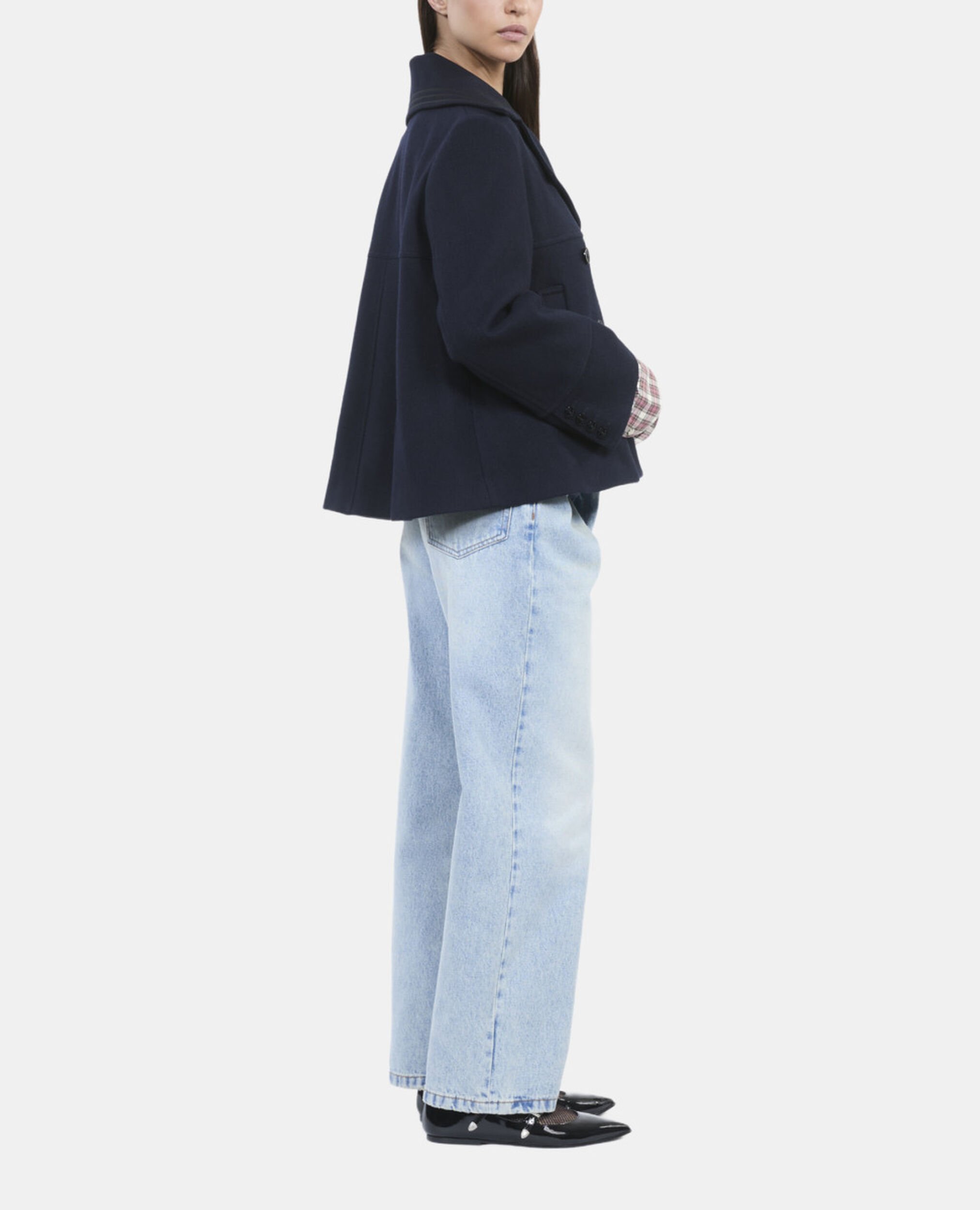 Caban court bleu marine, DARK NAVY, hi-res image number null