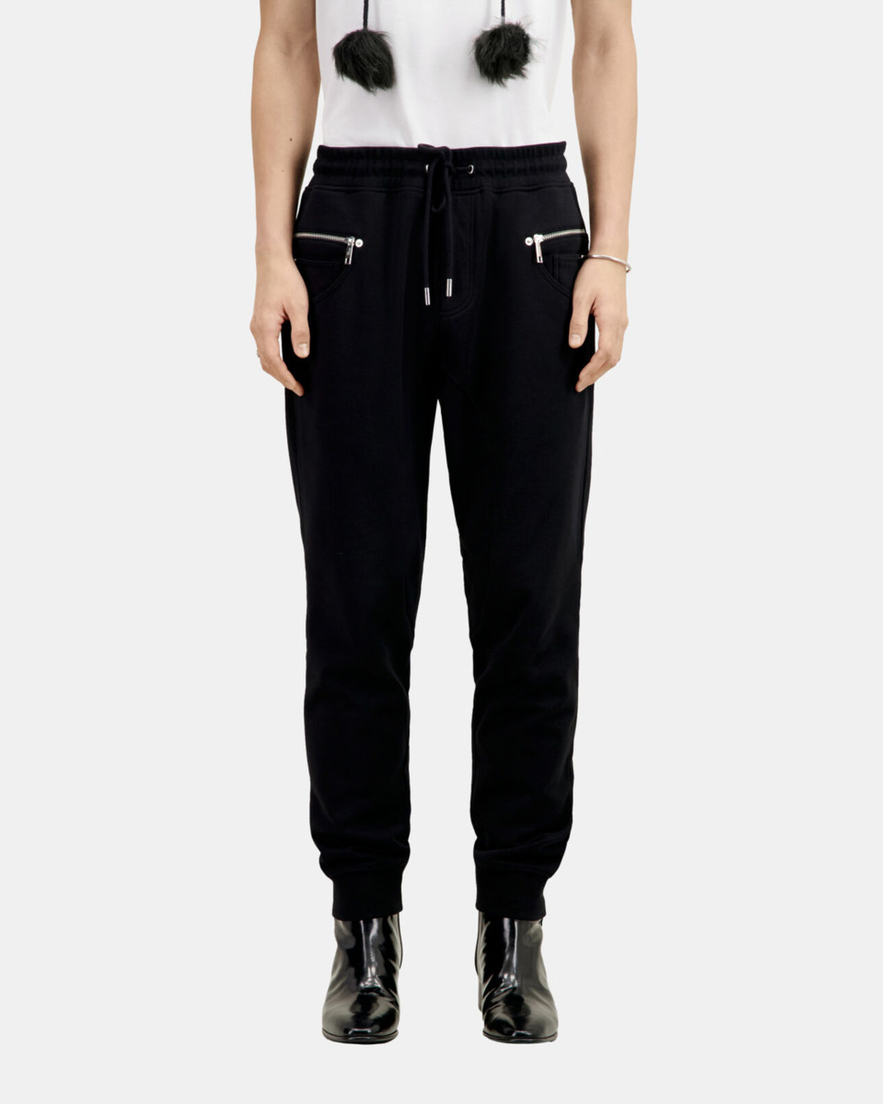 The Kooples HOMME BLACK jogging noir