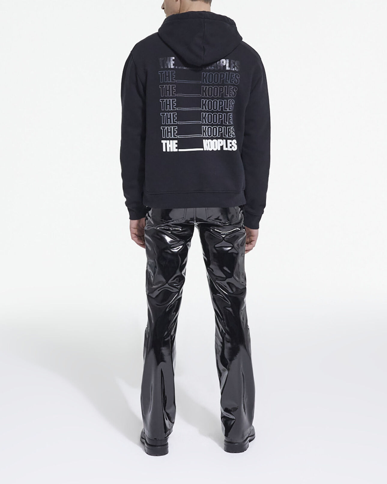 The Kooples MEN BLACK the kooples black logo sweatshirt