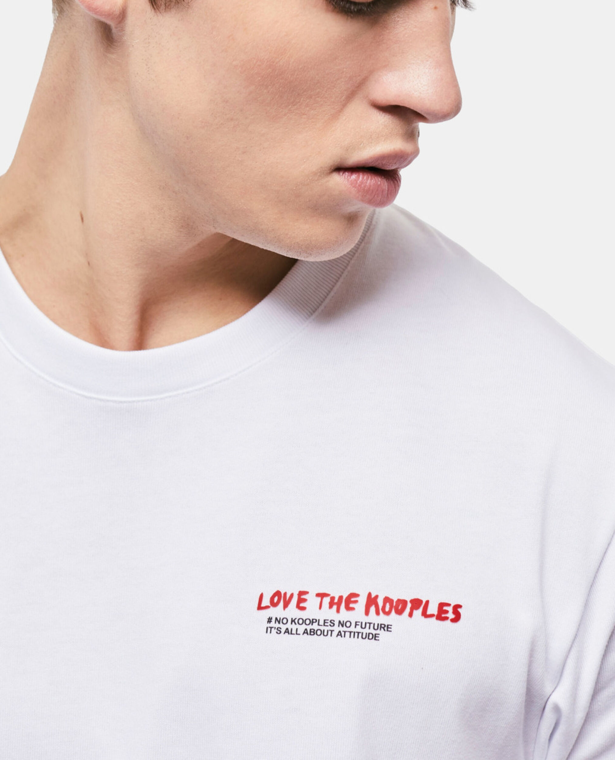 Camiseta I Love Kooples blanca para hombre, WHITE, hi-res image number null