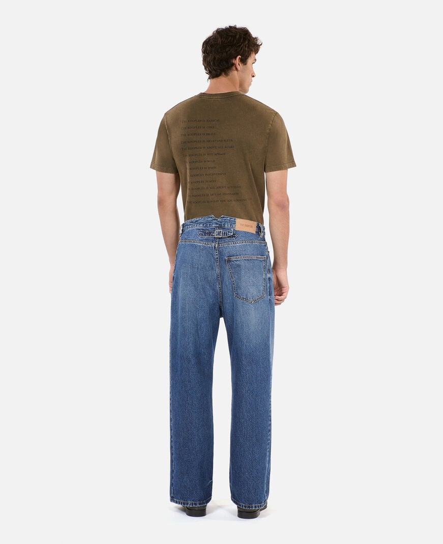 The Kooples HOMBRE BLUE ELECTRIC vaqueros anchos azul oscuro