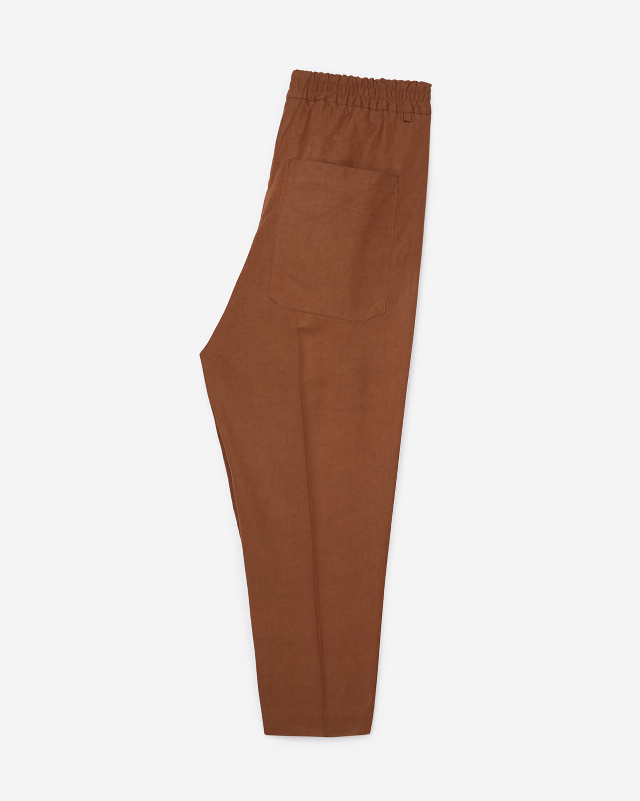 The Kooples HOMME BROWN pantalon chino coton et lyocell marron