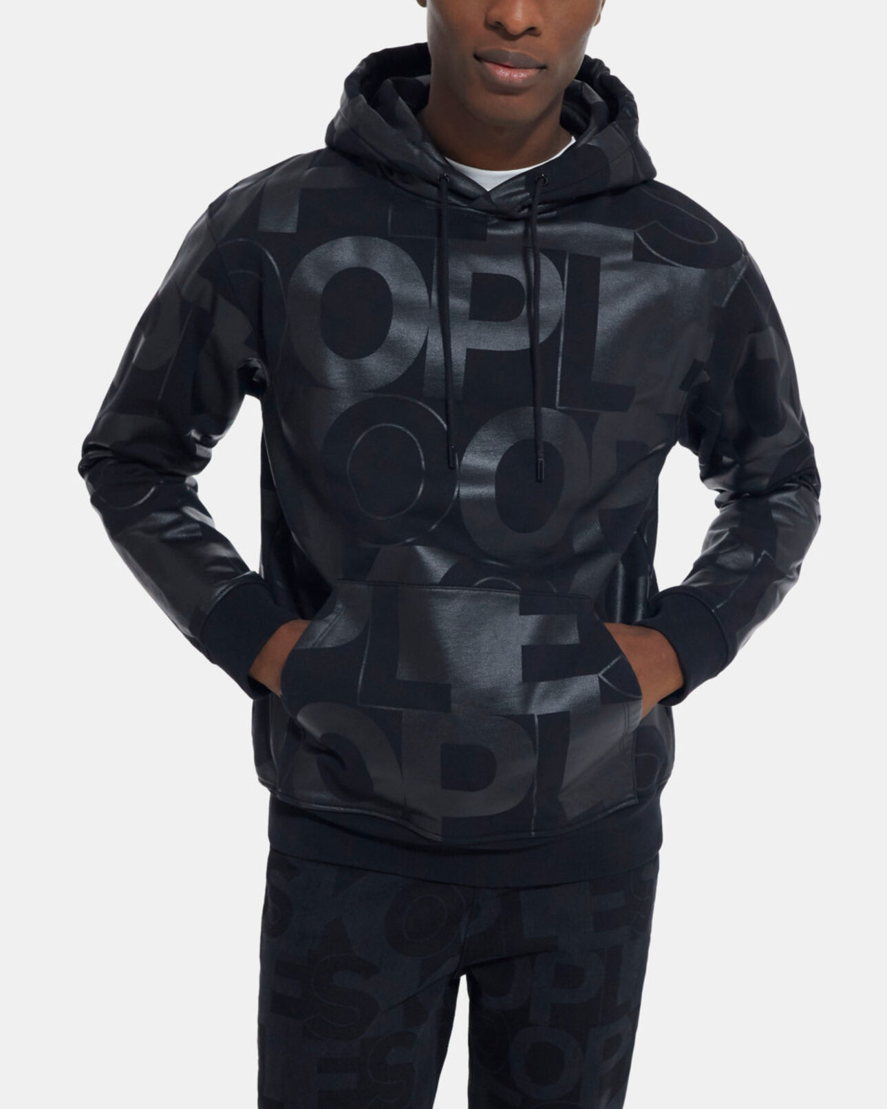 The Kooples MEN BLACK the kooples logo sweatshirt
