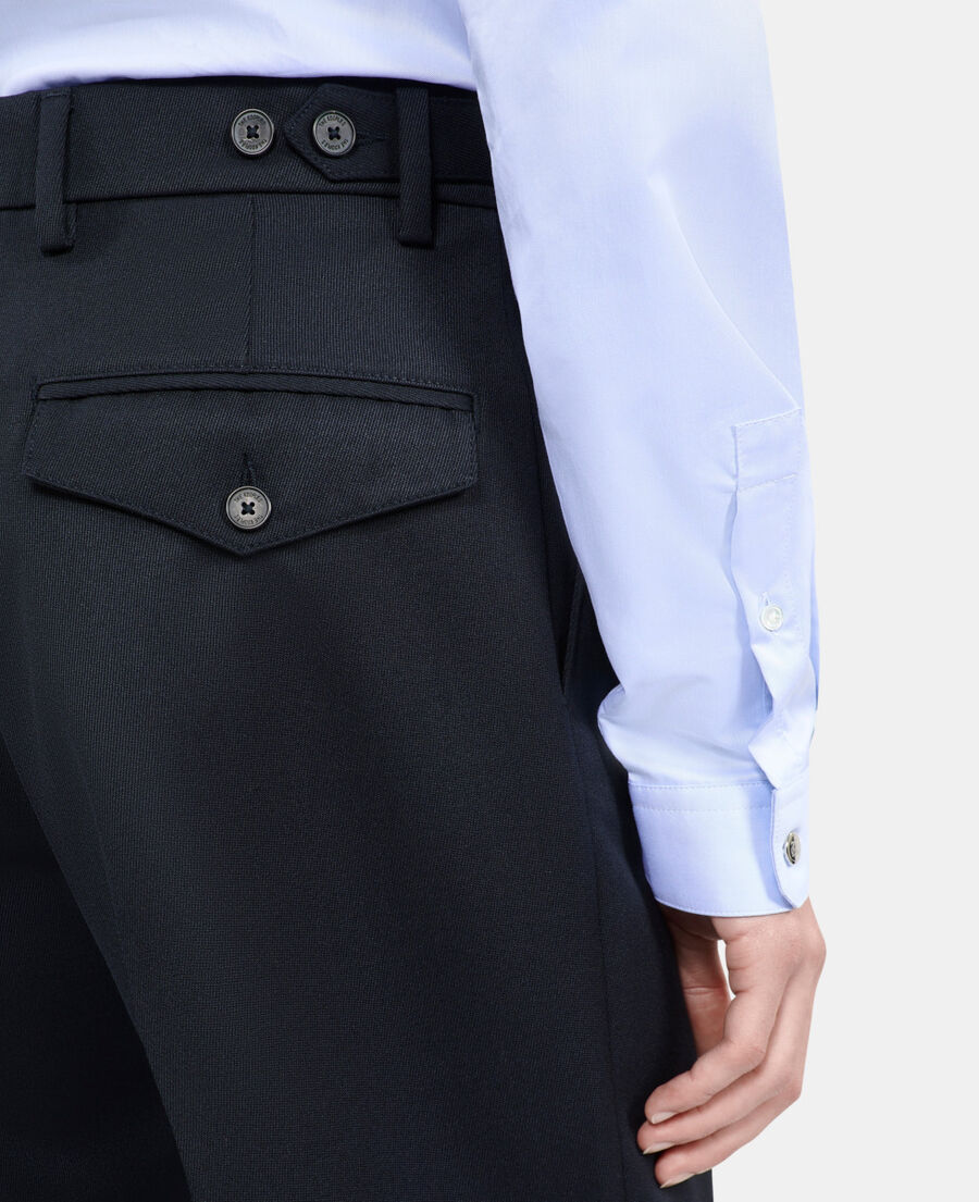 The Kooples H DARK NAVY blue navy trousers