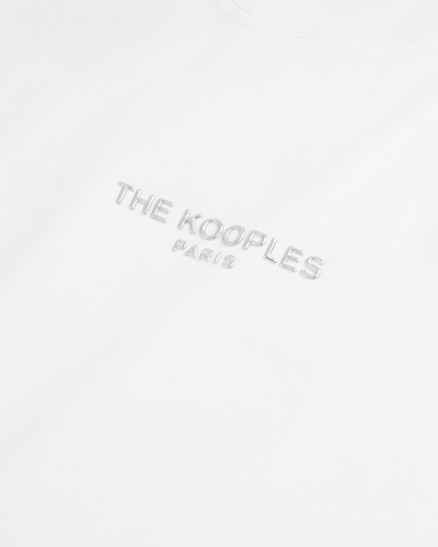 T-shirt blanc à logo, WHITE, hi-res image number null