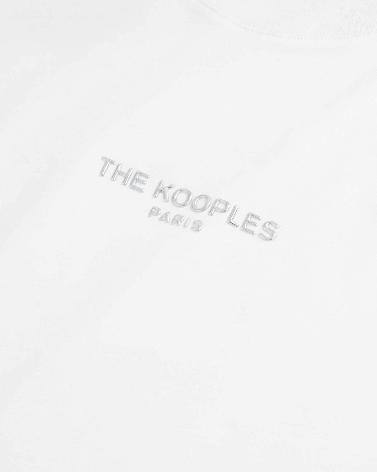 The Kooples FEMME WHITE t-shirt blanc à logo