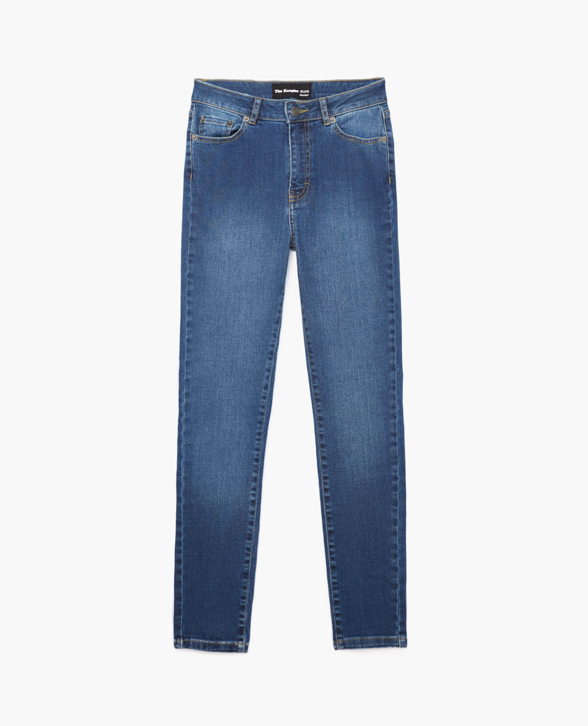 WASHED SKINNY JEANS WITH 5 POCKETS