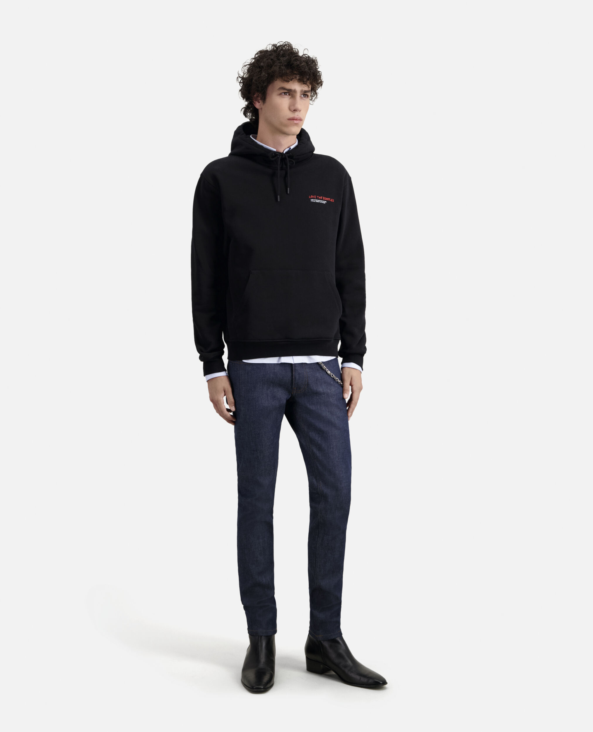Sweatshirt I Love Kooples noir, BLACK, hi-res image number null