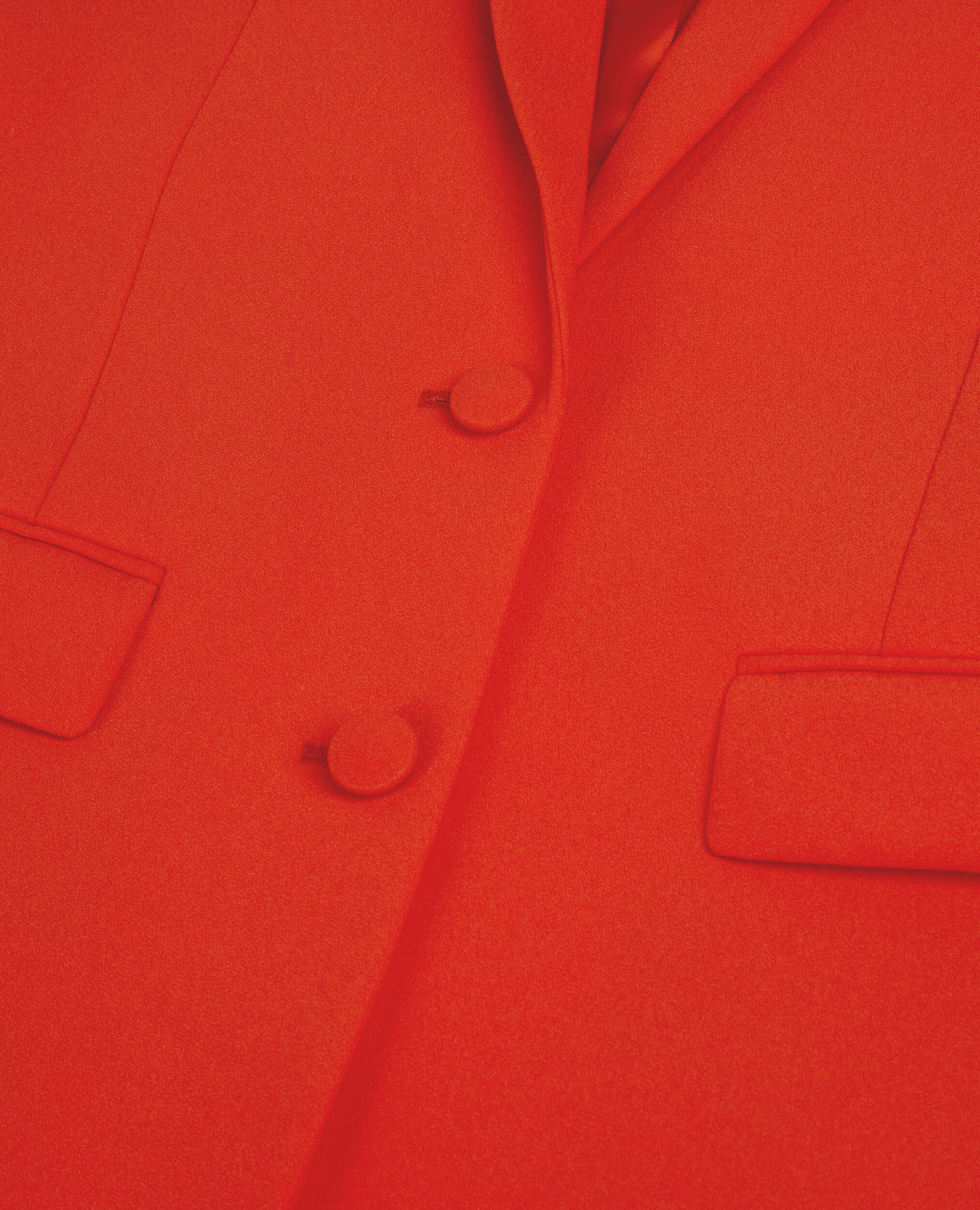 Red crepe suit jacket, RED, hi-res image number null