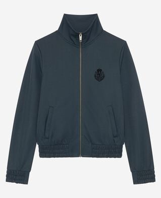 The Kooples FEMME FOREST sweatshirt à zip vert foncé