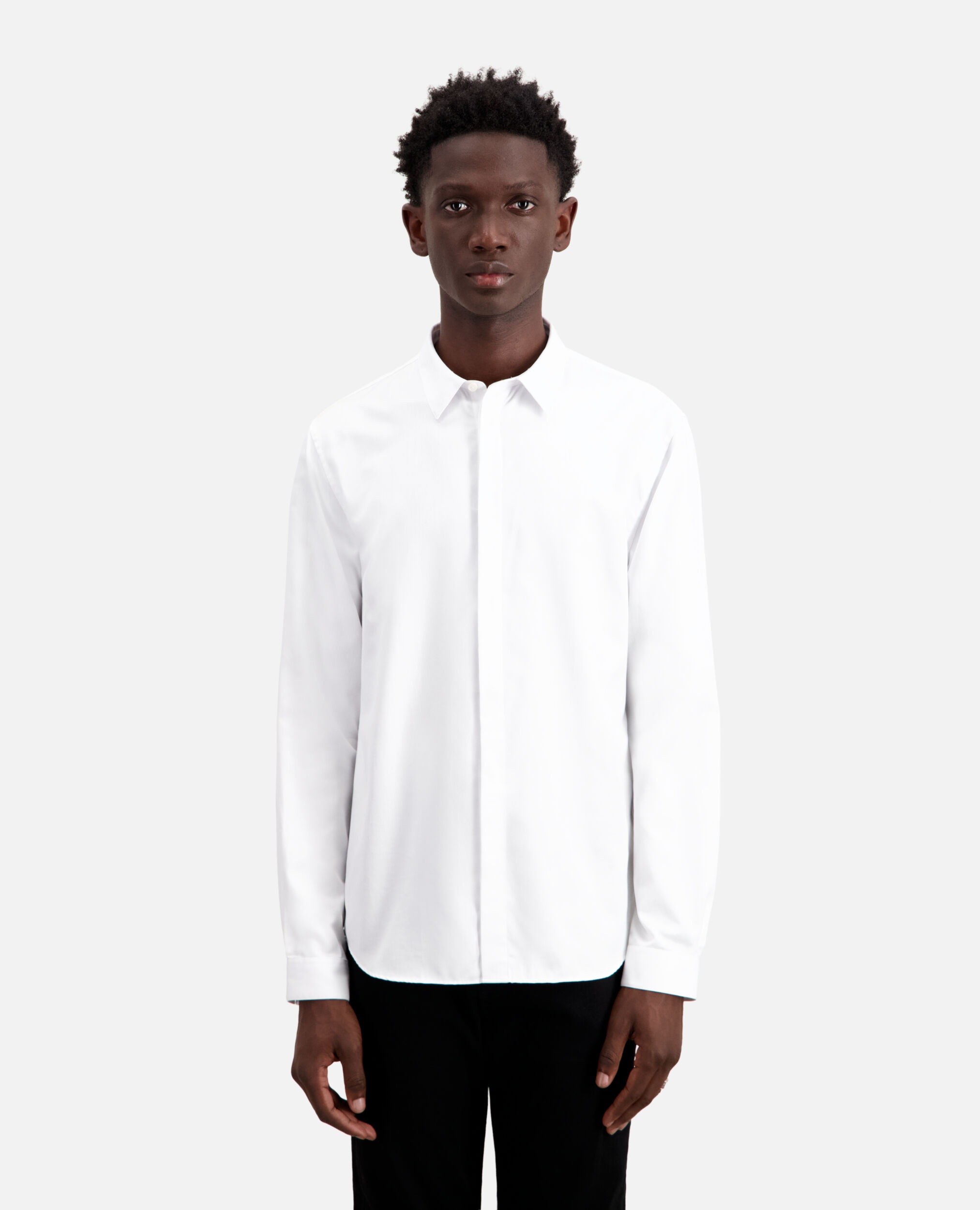Chemise formelle blanche, WHITE, hi-res image number null