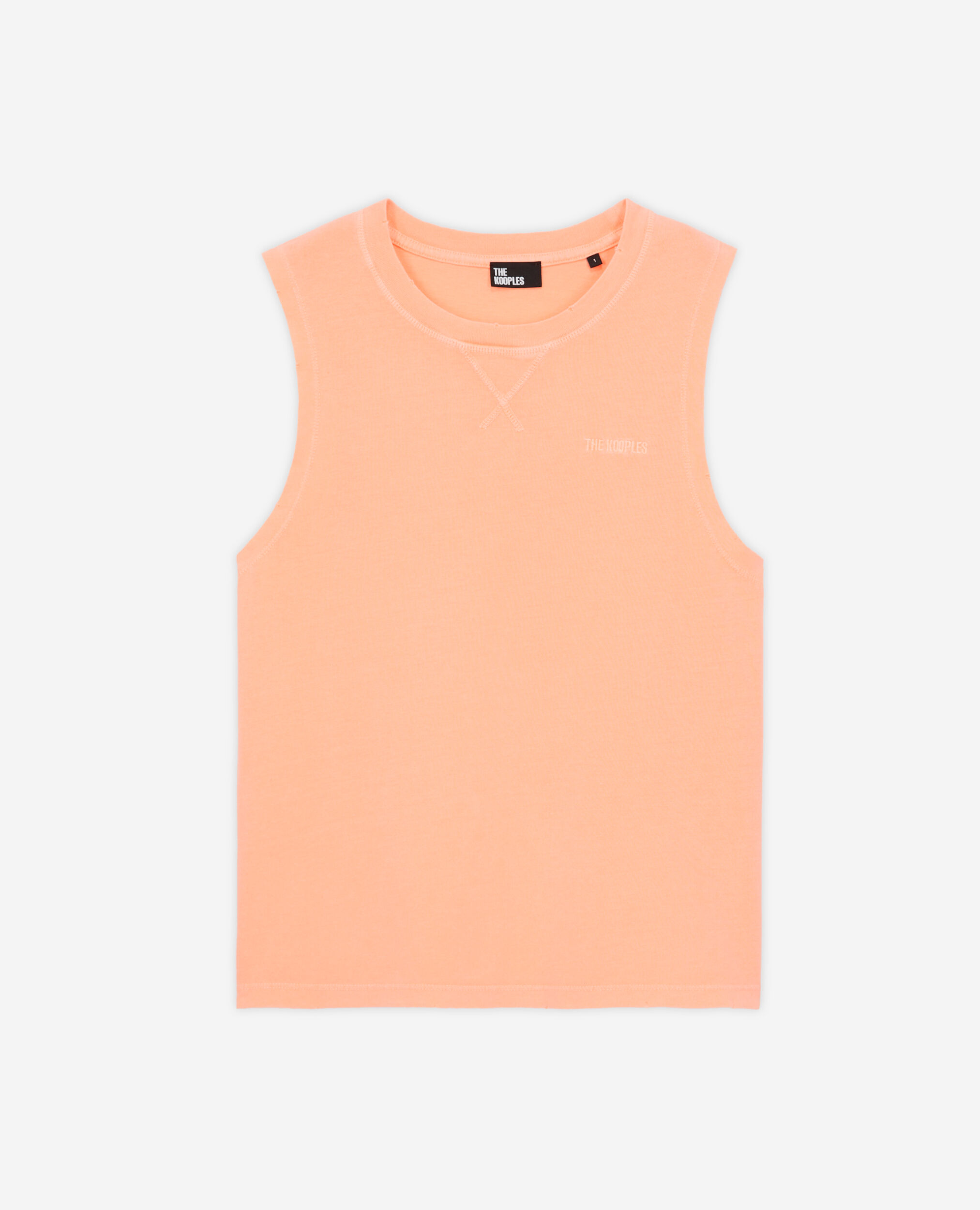 Oranges T-Shirt Damen mit Logo, ORANGE FLUO, hi-res image number null
