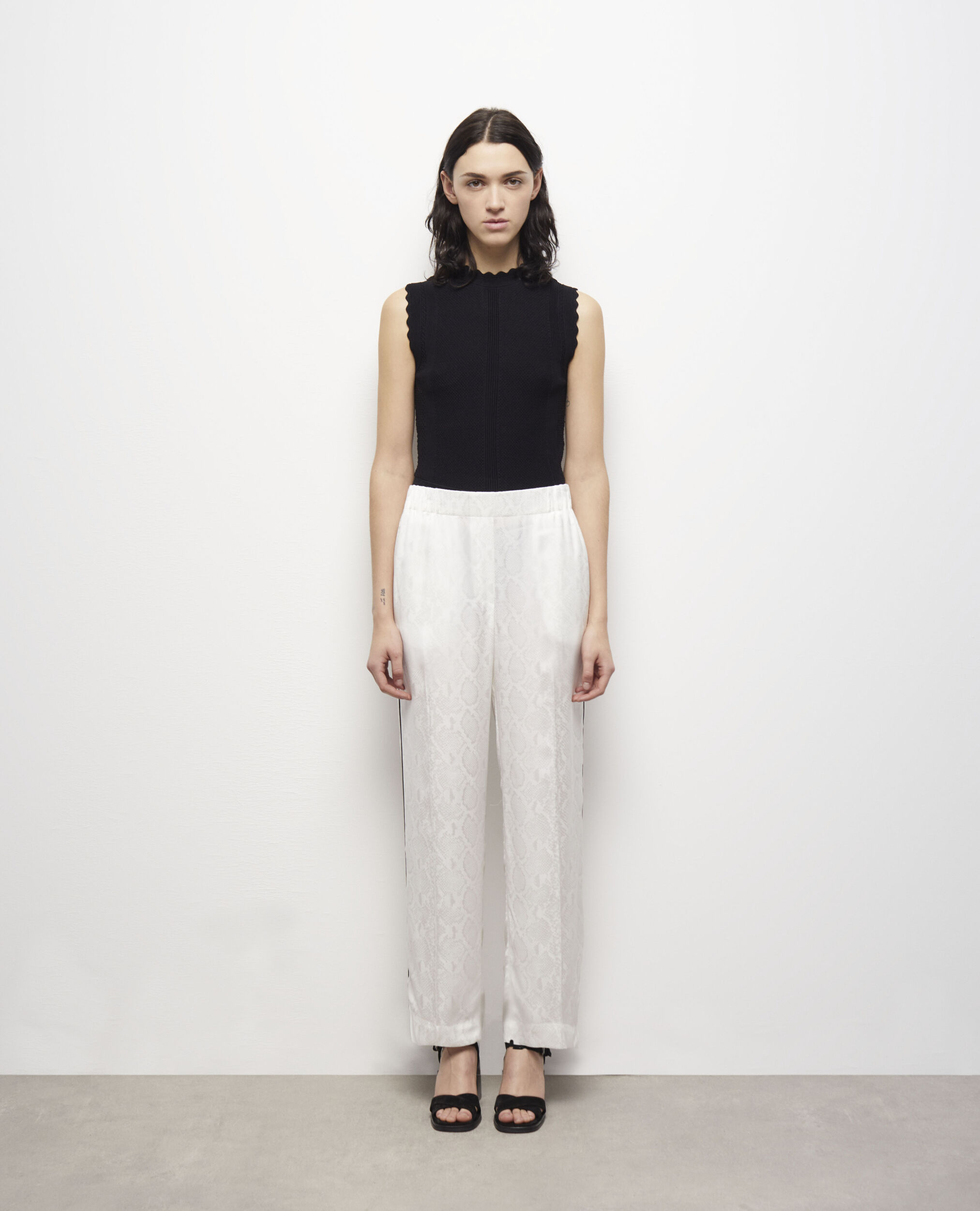 Snakeskin cheap pants zara
