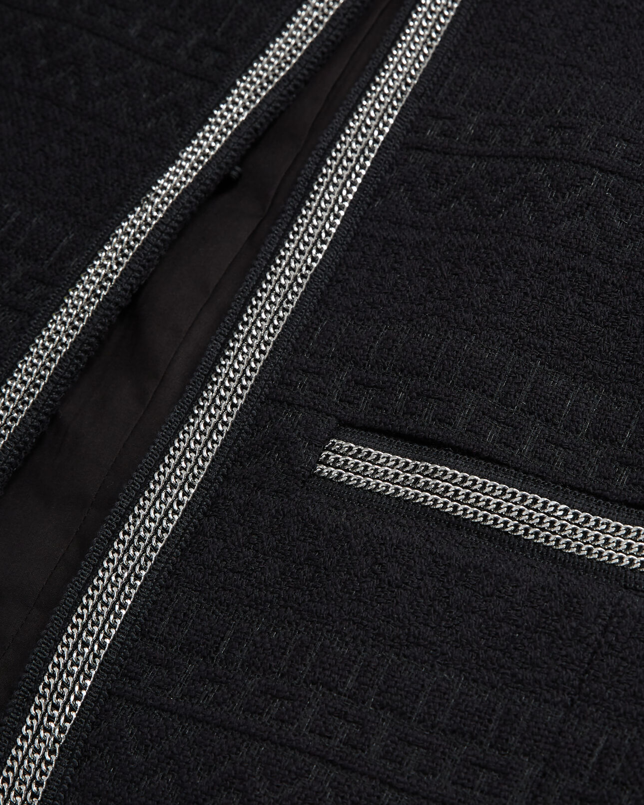 The Kooples WOMEN BLACK short black jacket