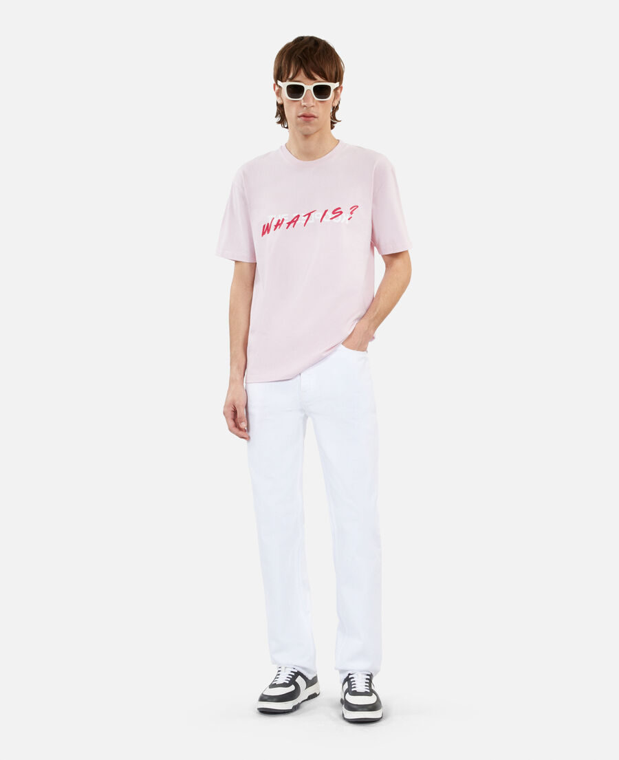 men's pink what is t-shirt