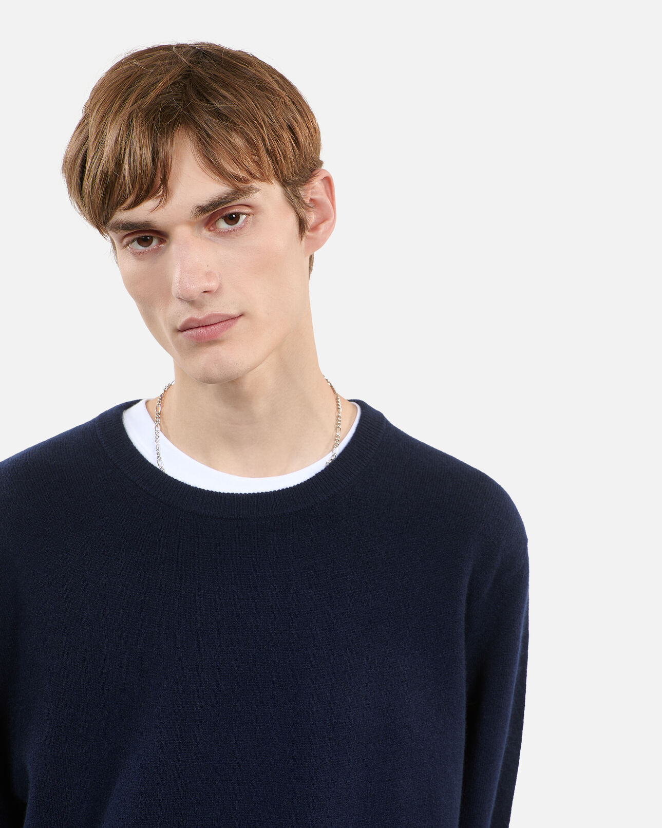 The Kooples MEN NAVY navy blue cashmere sweater