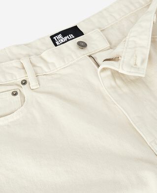 The Kooples HERREN ECRU gerade geschnittene jeans in ecru