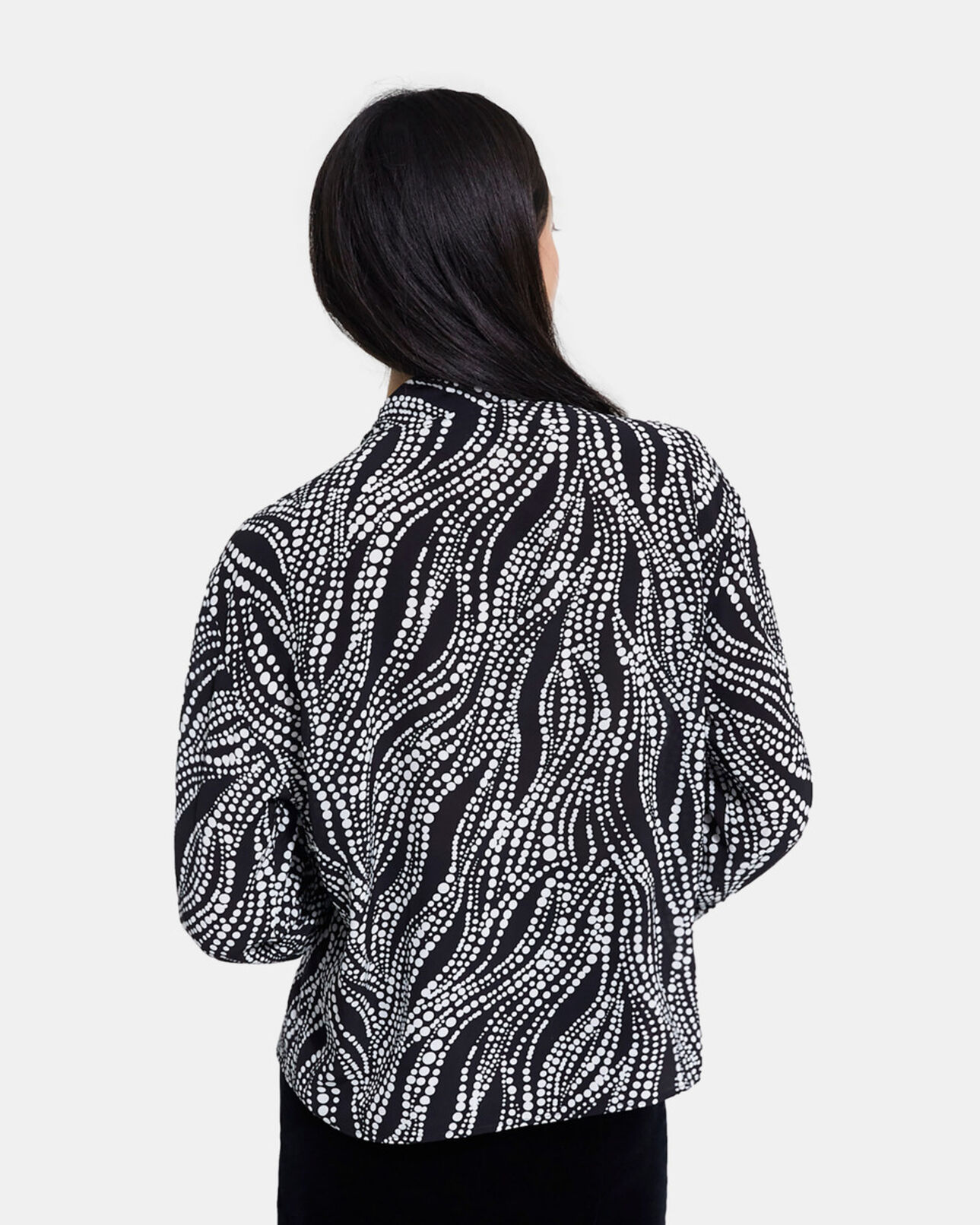 The Kooples WOMEN BLACK WHITE printed top