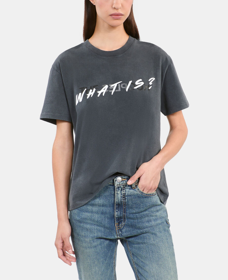 The Kooples F BLACK WASHED black what is t-shirt